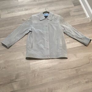 Vintage light blue suede Jacket size large